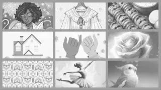 Hey Color by Number Coloring App Pictures Collage Art Loop Kebab Rose Friends #ballet  #coloringbook