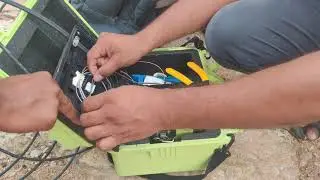 Using splicing with 2 way coupler