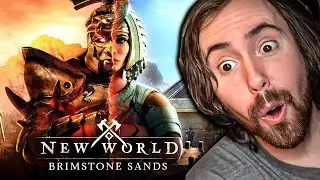 New World Expansion LAUNCH! Asmongold LOVES Brimstone Sands