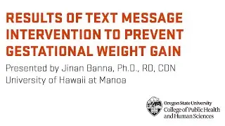 Results of Text Messages Intervention to Prevent Excessive Gestational Weight Gain in Hawaii WIC
