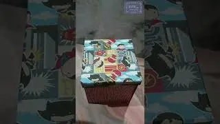 DIY Superhero DC Theme Gift Box #birthdaygifts #tutorial #diy #handmade