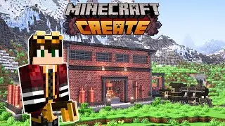 I Built A Huge STEAM POWER Station in Minecraft Create Mod! - Modded Let's Play Ep. 9