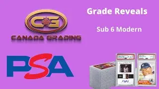 PSA Reveal For Sub 6 Modern Canada Grading Graded Cards Basketball Hockey Slabs