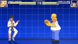 MUGEN Matches #3 - Homer Simpson vs. Kung Fu Man