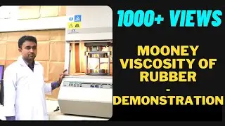 Mooney viscosity and stress relaxation of natural rubber - Practical Demonstration