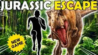 Immersive Interactive Warm-up | 🦖 🚨POV JURASSIC ESCAPE RUN |Viral Challenge🌋 |Fun Workout | Exercise