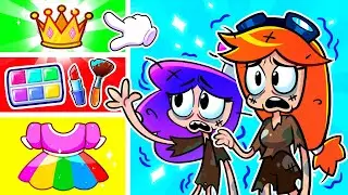 ¡Maquillaje de Princesa! 👑💄 Transformación Glam | Español Divertido para Niños!