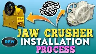 Double Toggle Jaw Crusher Installation Process | Stone Crusher  Machine | REW |