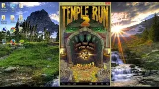 how to play temple run on pc or laptop
