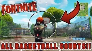 All Fortnite Basketball Court Locations (SEASON 5 WEEK 2 BATTLE PASS CHALLENGE)