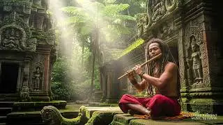 HEALING FLUTE tones for DEEP Meditation [Calm your MIND] ANCESTRAL TEMPLE