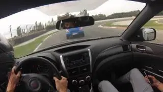 Subaru wrx sti ej25  vs Spec-C ej20  Adria on board 27:09:2015