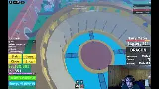 LIVE GRINDING IN BLOX FRUITS!! (Noob to Max LvL Using Perm Dragon) - Part 7