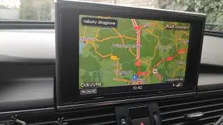 Traffic online A6 C7 mmi bez slotu sim / Traffic online license in A6 C7 mmi 3gp without sim slot