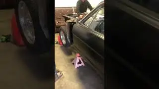 66 Mustang fastback (temporary exhaust)