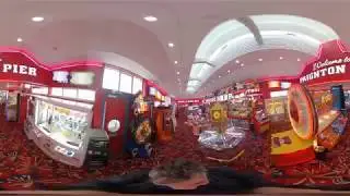 Xiaomi Mijia 360 Sphere - Short 360 test Clip - Amusement Arcade