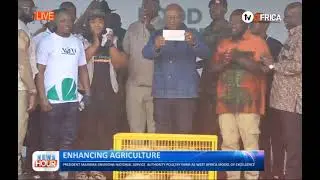 PRESIDENT MAHAMA ENVISIONS NATIONAL SERVICE  AUTHORITY POULTRY FARM AS WEST AFRICA MODEL OF EXCELLEN