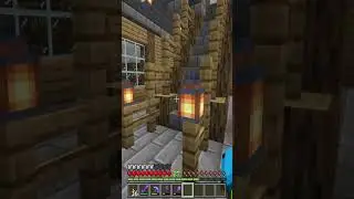 Minecraft Oak Wood And Stone Brick Farm Storage Building Update 6 #mc #minecraft #realms #shorts