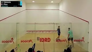 Johny Valencia vs Camilo Pico - CIRCUITO SQUASH OPEN - UNIDA