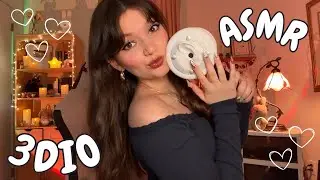 ASMR Mouth Sounds on the 3DIO (Wet and Dry, Fast and Slow) With Ear Massage and Deep Whispers