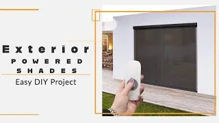 Моторизованные наружные оконные шторы от Amazon