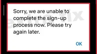 Netflix Fix Sorry, we are unable to complete the Sign-up process now Please try again Problem solve