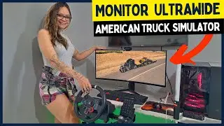 American Truck Simulator com Monitor UltraWide 21:9 (Configura&ccedil;&atilde;o e Ajustes)