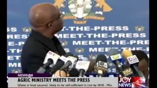 Ghana Agriculture Ministry meets the Press - Joy News @ 8 (23-4-14)