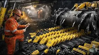 Inside a Longwall Mining Operation | How Coal Is Extracted Efficiently complete process