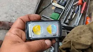 How To Install LED Fog Light on bike || Fog Light For Bike