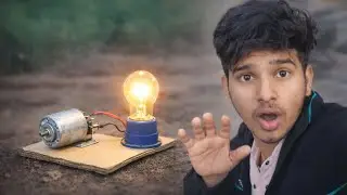 मोटर से बल्ब कैसे जलाया? 😲 | Amazing Science Experiment | Hindi
