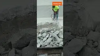 60-Year-Old Defies Limits: Tackling a 90lb Jackhammer like a Pro😱