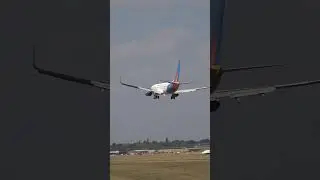 Jet2 Boeing 737 landing Runway 33 at BHX. ✈️🛬🇬🇧 #Jet2 #B737 #BHX #Aviation