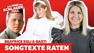 Magst du eigentlich Schlager 😲 (Beatrice Egli & Basti Raetzel Live Special) | Songtexte raten