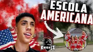Seja um estudante na minha HIGH SCHOOL por 1 dia 🇺🇸 (vlog#1)