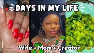 DAYS IN MY LIFE | HOME COOKING | NEW NAILS | WORK VLOG | Falling on stairs and church celebration