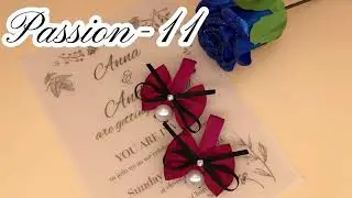 Handcraft Hair Accessories Knit (Ribbon Hair Bow) - Passion 11