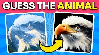 Guess the Hidden Animal by ILLUSION 🐶🐵🐈 - Animal Quiz 🤔