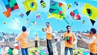Kite festival first vlog Testing New!24ct Hunter Manjha |KiteCutting  Vlog kite fighting#Monokite