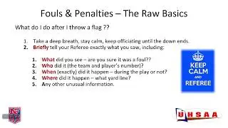 2023 Study Topics Fouls and Penalties Fundamentals
