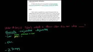 IRAC with statutes - example