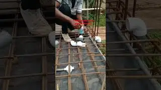 How to fix waste pipe in slab