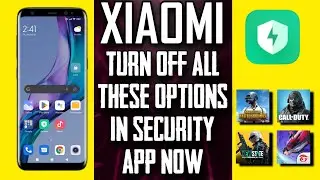 Turn Off These Options For Stable Fps ✅ | Xiaomi Security App 2022