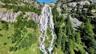 Toce Waterfall: one of the tallest waterfalls in Europe.