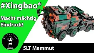Fing stark an und ließ stärker nach - BlueBrixx® und Xingbao® XB-06046 - SLT Mammut - Bundeswehr