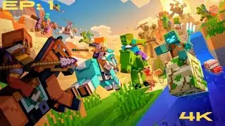 Minecraft pocket edition asthetic gameplay 4k || episode 1