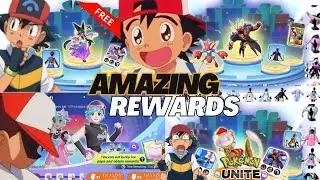 Free Free Rewards Pokemonunite 4th anniversary events #