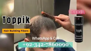 ✨ Get Thicker Hair in Sheikhupura! Toppik Fibre in Brown & Black! 🇵🇰  #hairbuildingfibres #toppik