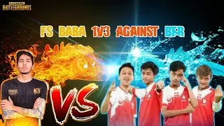 Fs Baba 1v3 Against Btr | Pmwl 2020 | Khan YT
