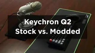 Keychron Q2 Stock vs. Modded Sound Test (Linear)